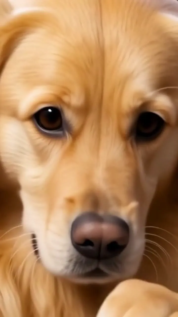 AI video: Tiptoeing on four paws.